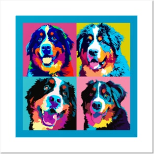 Bernese Mountain Dog Pop Art - Dog Lover Gifts Posters and Art